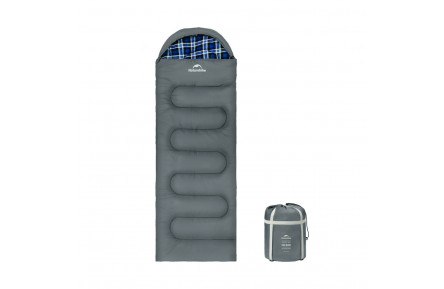 Спальний мішок з капюшоном Naturehike Clear Sky CNK2450WS042, сірий