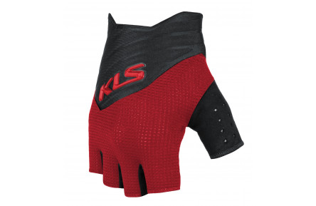 Рукавички короткий палець KLS Cutout червоний XXL