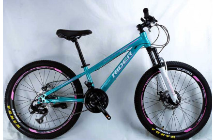 Велосипед Спортивний Corso 24" дюйми «RIDER» RD-24019 (1) рама сталева 11’’, обладнання LTWOO A2, 21 швидкість, зібран на 75