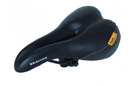 Седло комфортное 275*165 с отверстием YF-1030 (черн.)