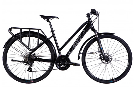 Велосипед AL 28" Leon TG 80 WOMAN DD CS рама-18" черный 2025