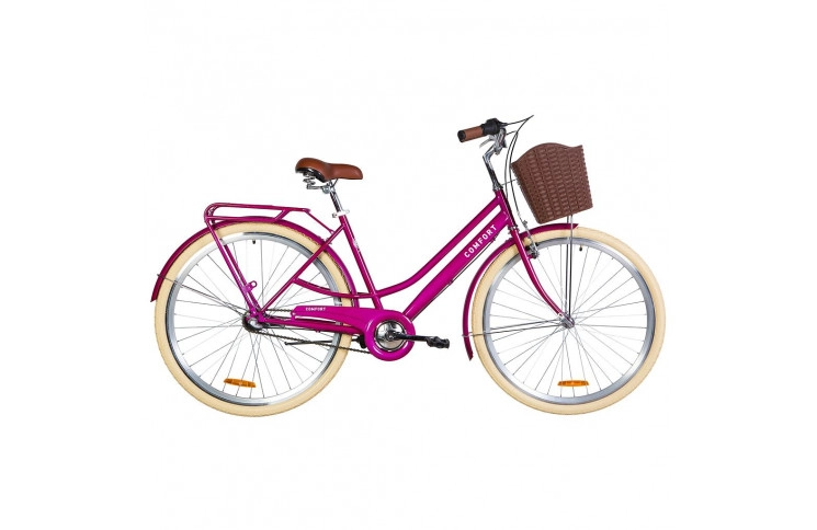 Міський велосипед Dorozhnik Comfort Female Nexus 2020 28" 19.5" фіолетовий
