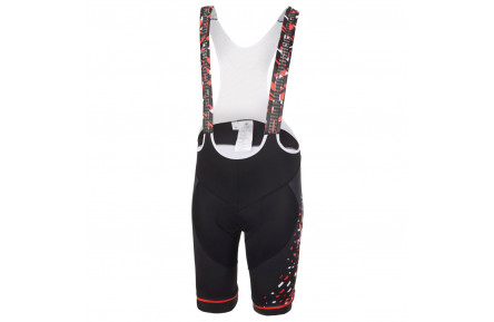 Шорты Factory Racing Bib Shorts, L, черно-красно-белые