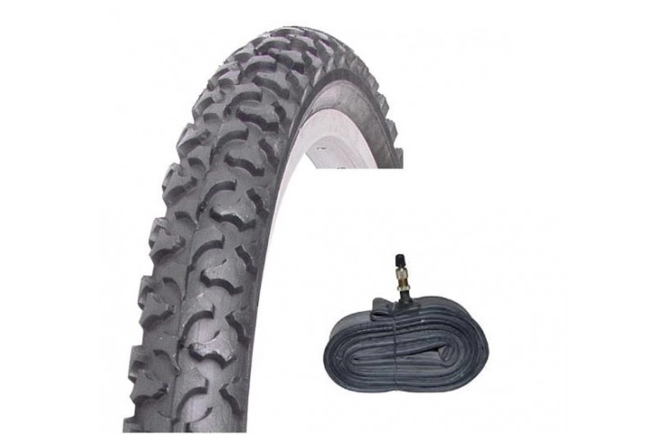 Покришка+камера Vee Rubber VRB115 24x1.75 (47-507) 22TPI AV (р)