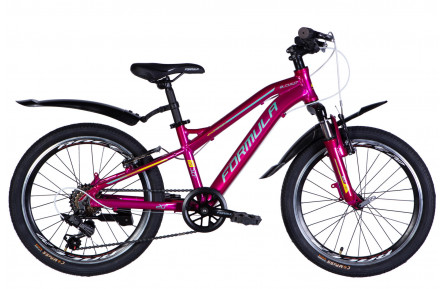 Велосипед Formula BLACKWOOD Vbr FR AL 20" 11" малиновый 2025