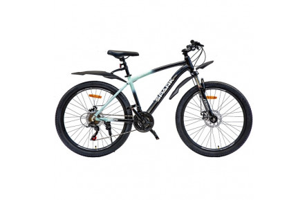 Велосипед SPARK MOUNT 26" ал17" ам лок-аут диск чорним зі світло-блакитним