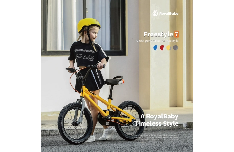 Велосипед RoyalBaby FREESTYLE 7TH 18", OFFICIAL UA, серый