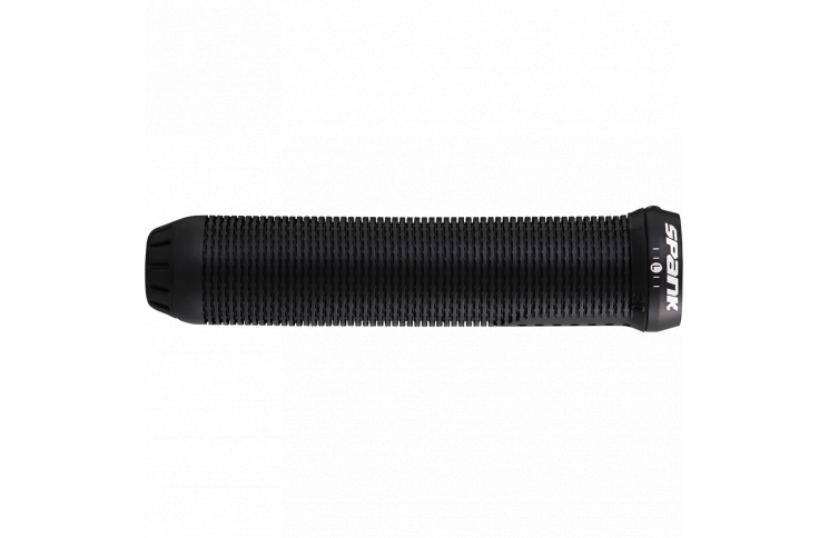 Poignées VTT Spank Spike 33 Mm – Lock-On – Noir/Vert – Gomme Super Tacky 25A – 145 Mm