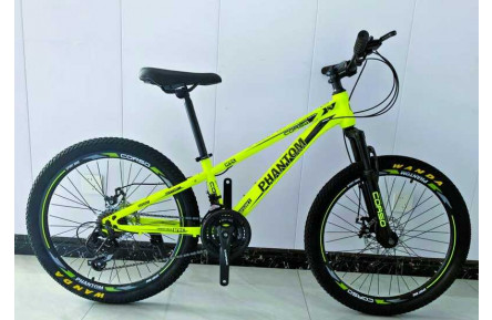 Велосипед Спортивний Corso 24" дюймів «PHANTOM» PH-26674 (1) рама сталева 11’’, обладнання Saiguan 21 швидкість, зібран на 75