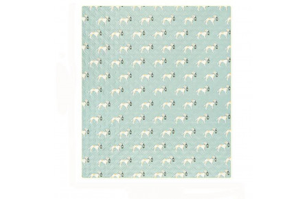 Килимок для пікніка Naturehike CNK2350WS010 210*240 см, блакитний із принтом