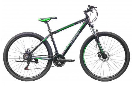 Велосипед Maxwell Extreme 29" 18" чорно-зелений