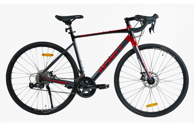 Гравійний велосипед Corso Infinity FN-28590 28" 21" чорно-червоний