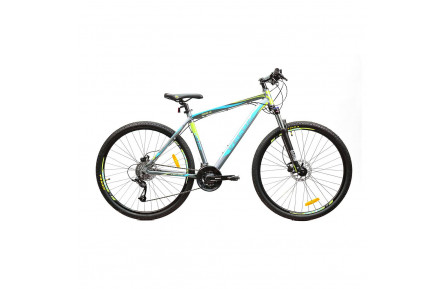 Велосипед Veloz G29-6 27.5" 20" сіро-синій
