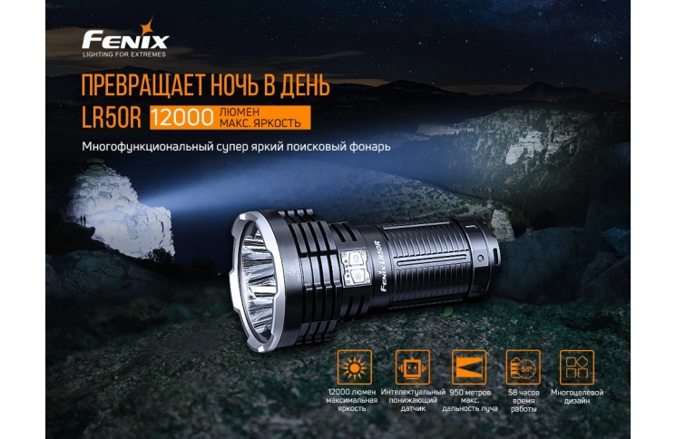 Ліхтар ручний Fenix LR50R