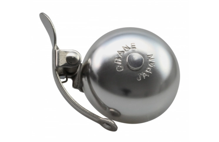 Дзвінок MINI SUZU CRANE Matte Silver 45мм алюміній топкеп