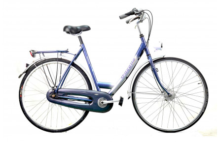 Городской велосипед Gazelle Laguna 28" L серо-синий Б/У