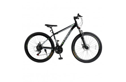 Велосипед CORSO Legend 27,5" LG-27754 чорно-сірий, алюміній 15,5"