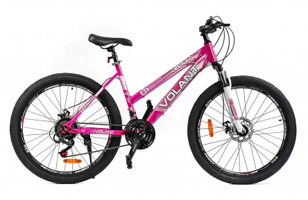 Велоcипед 26" Corso Volant VL- 26415, рама 15", рожевий