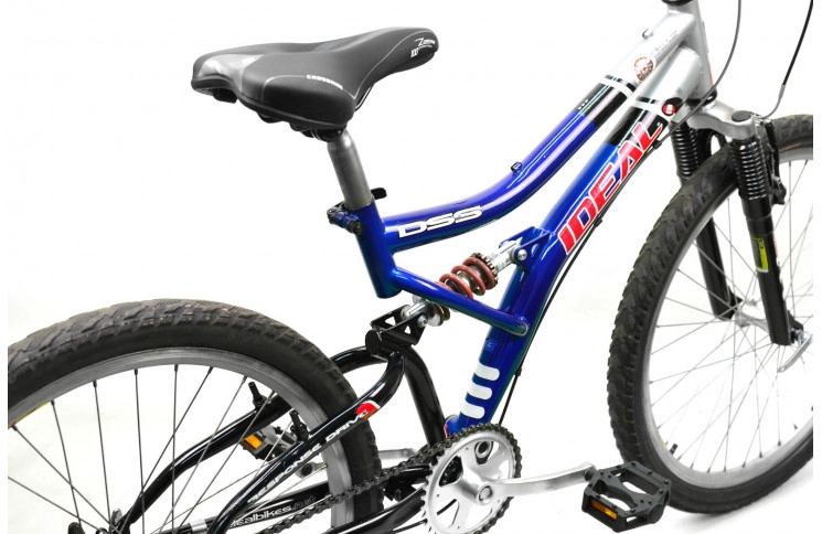 Подростковый велосипед Ideal DSS 24" S сине-серый Б/У