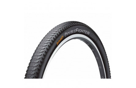 Покрышка Continental Double Fighter III , 27.5"x2.0, 50-584, черная, не складная, светоотражающая, Sport, 845гр.