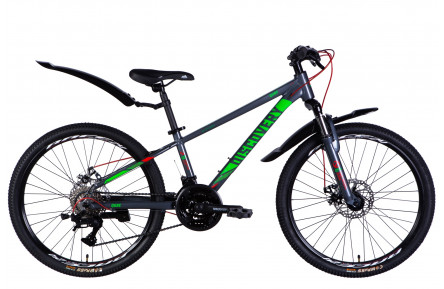 Велосипед AL 24" Discovery QUBE DD CS рама-11,5" сірий 2025