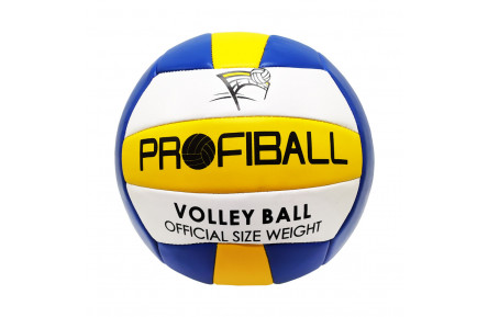 М'яч волейбольний EV-3159 20,7 см Жовтий-синій