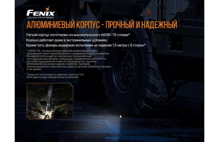 Ліхтар ручний Fenix TK16 V2.0, зелений