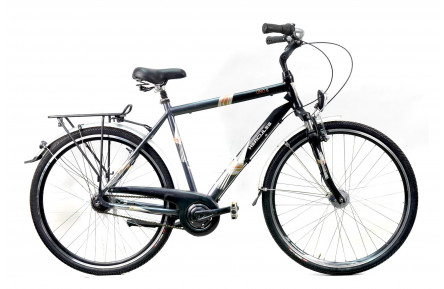 Міський велосипед Hercules Uno 8 28" L чорно-сірий Б/В