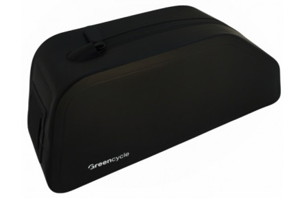 Сумка на верхню трубу рами Green Cycle Runa, водонепроникна, 23х6,5х10см, 1,5л, чорний