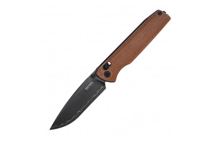 Ніж складаний SRM Terrier 258L-MN2, коричневий