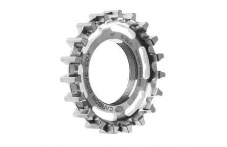 Задня зірка Gates Carbon Drive CDX Thread-On 34.8 з нержавіючої сталі 19T, срібна