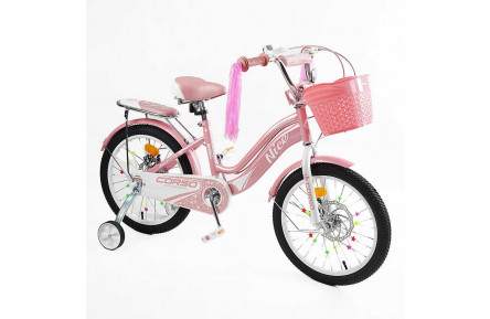 Велосипед 2-х колісний 18" "Corso Nice" NC-18112 сталь, дод. колеса,