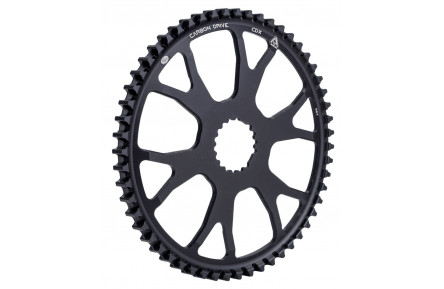 Передняя звезда Gates Carbon Drive CDX S550 54.7 Rohloff нержавеющая сталь 55T черный