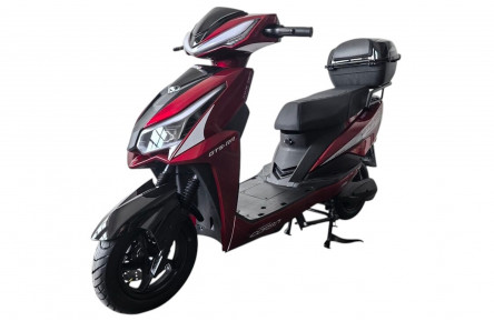 Электрический мопед Corso GTS-RR GTS-647789 (2000Вт литий-железо-фосфатный 72В 30Ач) 10" красно-черный