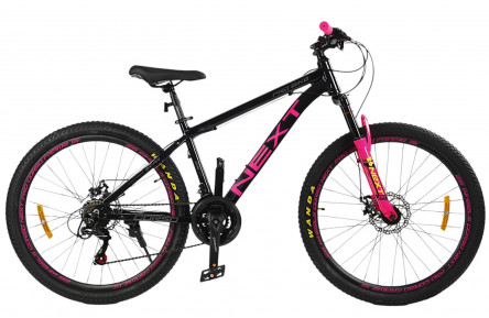 Велосипед Corso Next 26" NX-26368 15" чорно-рожевий
