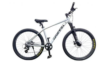 Велосипед гірський Griffin Power 27.5" M 17" матово-срібний 2026