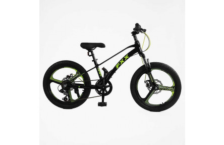 Дитячий велосипед Corso FХХ 20" чорно-зелений