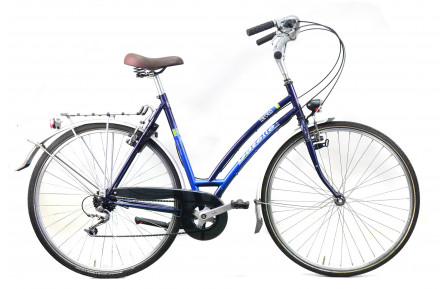 Гибридный велосипед Gazelle Medeo 28" L синий