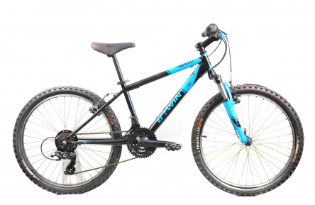 Гірський велосипед B'Twin Rockrider 26" XS чорно-блакитний Б/В