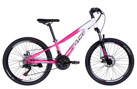 Велосипед ST 24" SPACE MARS DD FR рама-11" рожево-білий 2026
