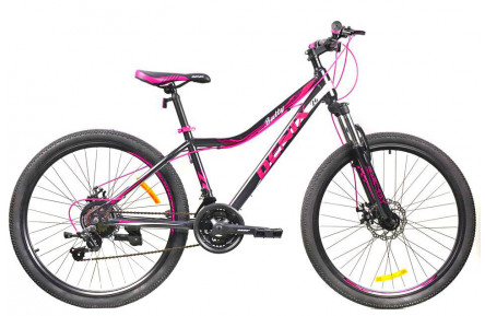 Велосипед Denix Batty DD 26" 15" темно-сіро-рожевий