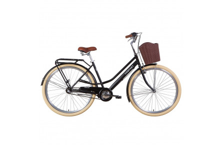 Велосипед міський 28" Dorozhnik Comfort Female Nexus 2021, 19.5”, чорний