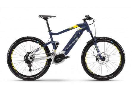 Електровелосипед Haibike SDURO FullSeven 7.0 500Wh 27,5", рама L, синьо-біло-жовтий, 2018