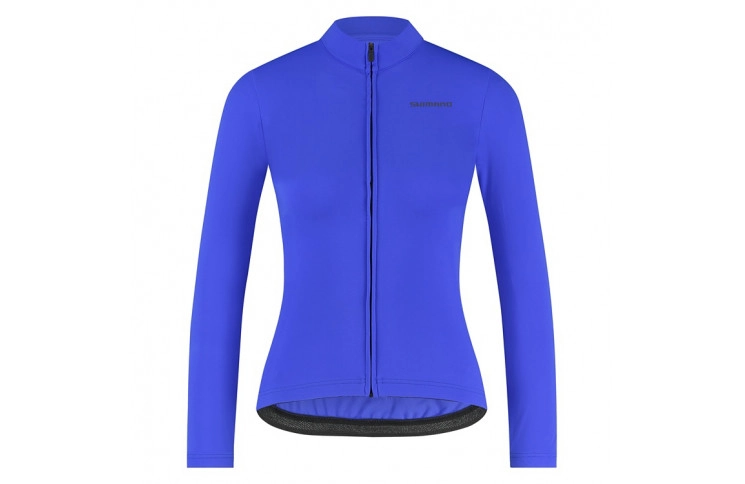 Велоджерсі жіноче Shimano Apice long sleeves утеплене, блакитне, розм. XXS