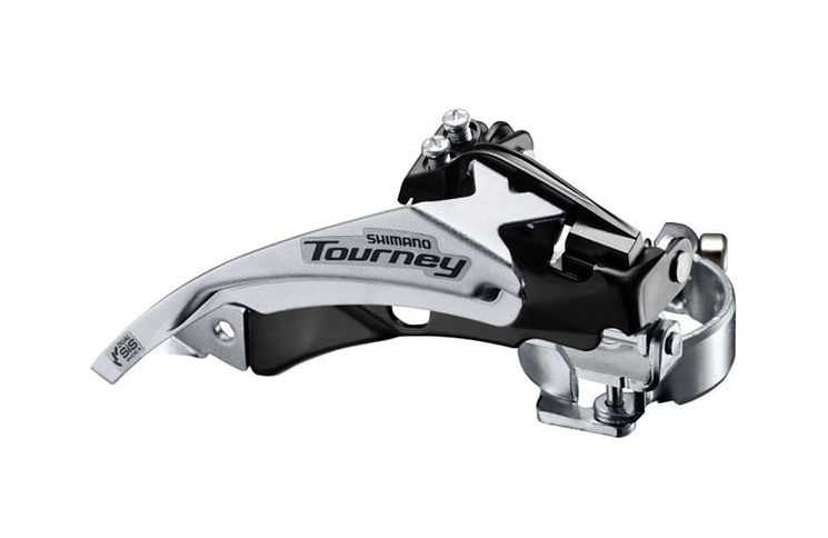 Перемикач перед. 42T під трубу 34,9 мм в+н/тяга нижн. хомут SHIMANO FD-TY500