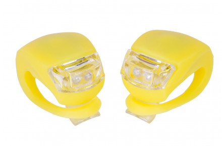 Блималки BC-RL8001, LED, силіконові, жовтий корпус