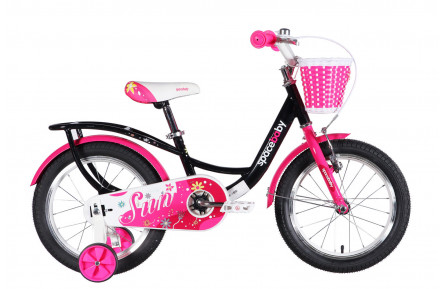 Велосипед ST 16" SPACE KID SUN BH рама-9" чорний з рожевим 2026