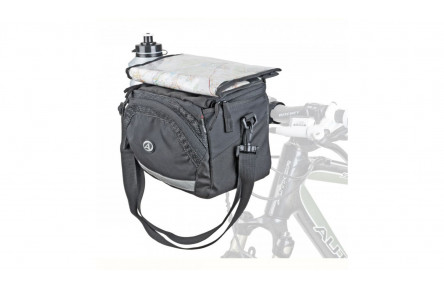 Сумка на руль A-H735 QRA X7 d.25,4/d.31,8mm, с местом для карты