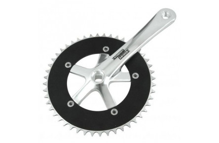 Шатуны Sturmey Archer серебряные. 1/8" 48T 170mm FCT28 (SA)
