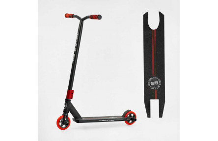 Самокат трюковий LR-71405 Best Scooter "LineRunner" (1) HIC-система, ПЕГИ, алюмінієвий диск і дека, колеса PU, d = 110мм, ширина керма - 52 см, в коробці